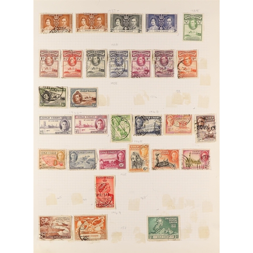 224 - COMMONWEALTH IN 10 ALBUMS. A collection of chiefly used 1850's - 2015 stamps in 10 albums (approx 12... 