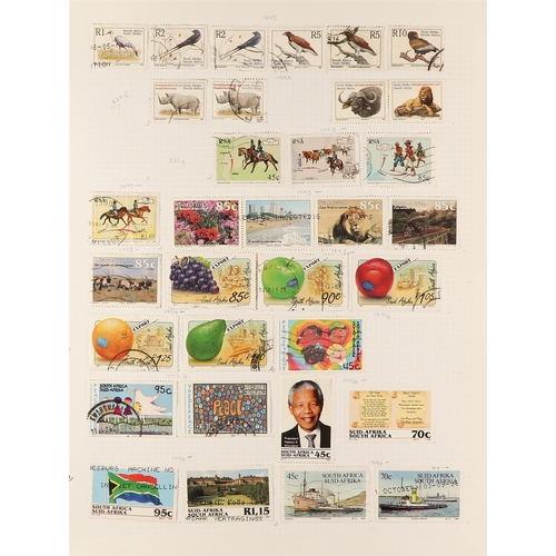 224 - COMMONWEALTH IN 10 ALBUMS. A collection of chiefly used 1850's - 2015 stamps in 10 albums (approx 12... 