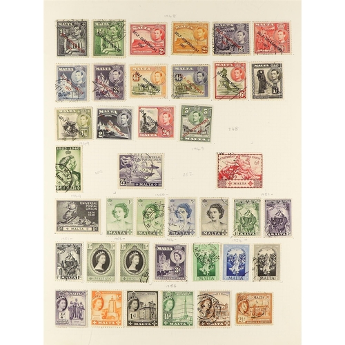 224 - COMMONWEALTH IN 10 ALBUMS. A collection of chiefly used 1850's - 2015 stamps in 10 albums (approx 12... 