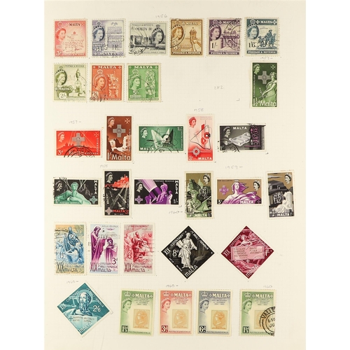 224 - COMMONWEALTH IN 10 ALBUMS. A collection of chiefly used 1850's - 2015 stamps in 10 albums (approx 12... 