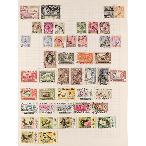 224 - COMMONWEALTH IN 10 ALBUMS. A collection of chiefly used 1850's - 2015 stamps in 10 albums (approx 12... 