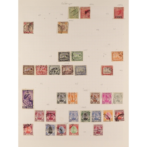 224 - COMMONWEALTH IN 10 ALBUMS. A collection of chiefly used 1850's - 2015 stamps in 10 albums (approx 12... 