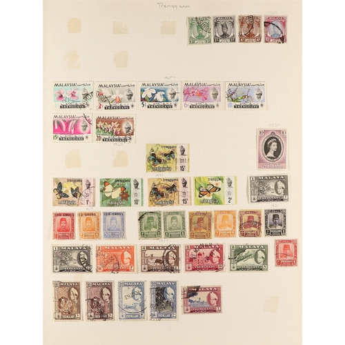 224 - COMMONWEALTH IN 10 ALBUMS. A collection of chiefly used 1850's - 2015 stamps in 10 albums (approx 12... 