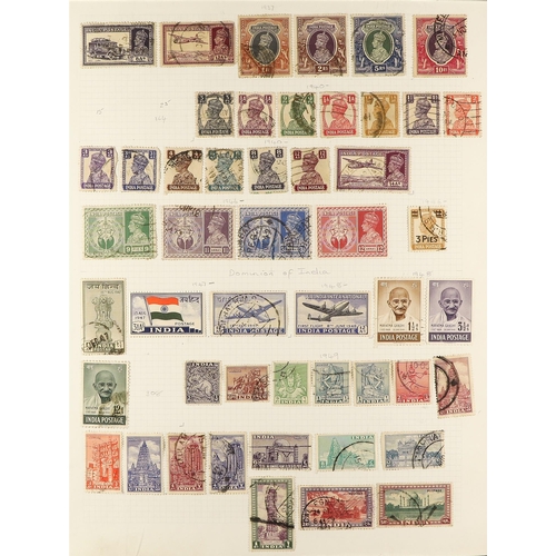 224 - COMMONWEALTH IN 10 ALBUMS. A collection of chiefly used 1850's - 2015 stamps in 10 albums (approx 12... 