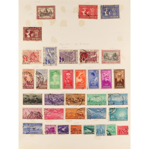 224 - COMMONWEALTH IN 10 ALBUMS. A collection of chiefly used 1850's - 2015 stamps in 10 albums (approx 12... 