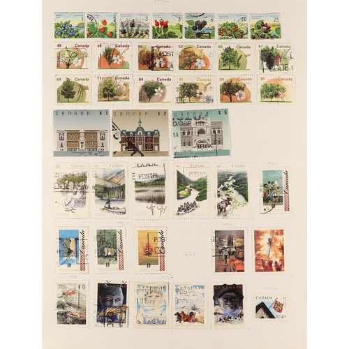 224 - COMMONWEALTH IN 10 ALBUMS. A collection of chiefly used 1850's - 2015 stamps in 10 albums (approx 12... 