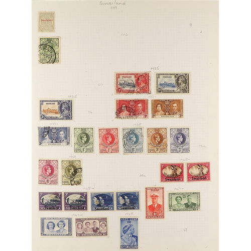 224 - COMMONWEALTH IN 10 ALBUMS. A collection of chiefly used 1850's - 2015 stamps in 10 albums (approx 12... 