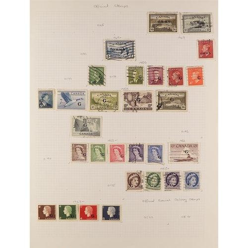 224 - COMMONWEALTH IN 10 ALBUMS. A collection of chiefly used 1850's - 2015 stamps in 10 albums (approx 12... 