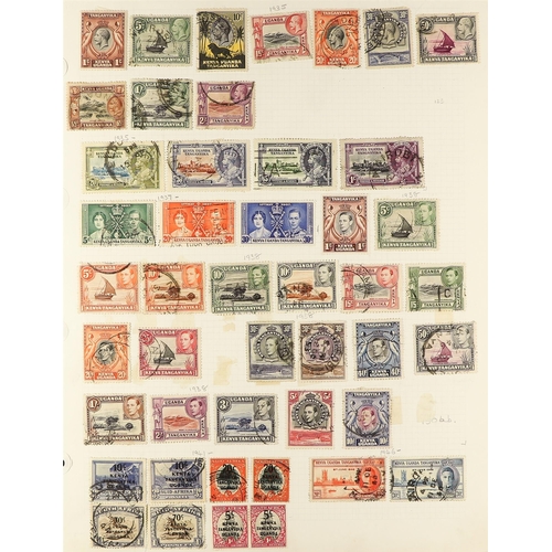 224 - COMMONWEALTH IN 10 ALBUMS. A collection of chiefly used 1850's - 2015 stamps in 10 albums (approx 12... 