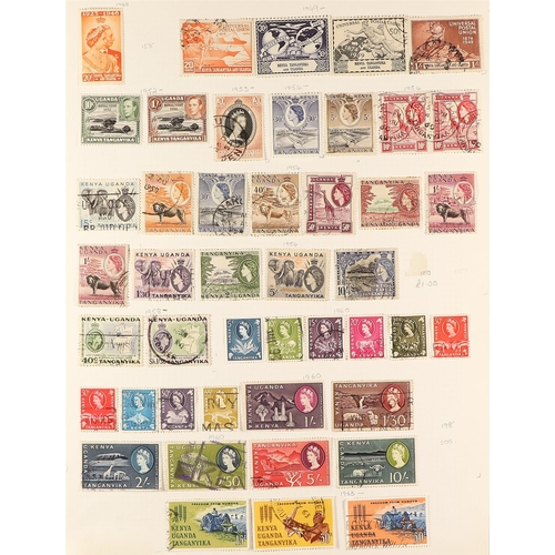 224 - COMMONWEALTH IN 10 ALBUMS. A collection of chiefly used 1850's - 2015 stamps in 10 albums (approx 12... 