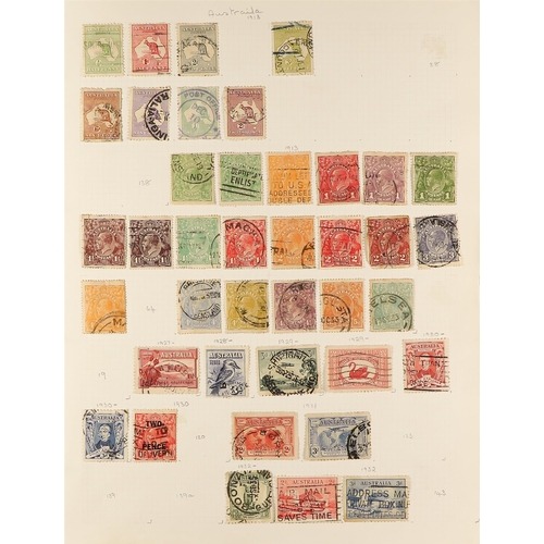 224 - COMMONWEALTH IN 10 ALBUMS. A collection of chiefly used 1850's - 2015 stamps in 10 albums (approx 12... 