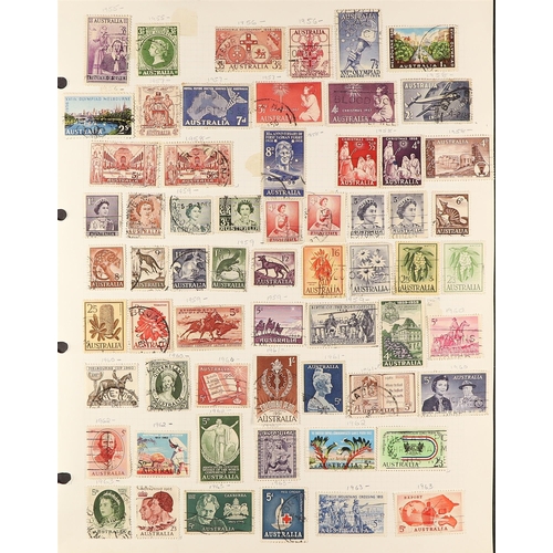 224 - COMMONWEALTH IN 10 ALBUMS. A collection of chiefly used 1850's - 2015 stamps in 10 albums (approx 12... 