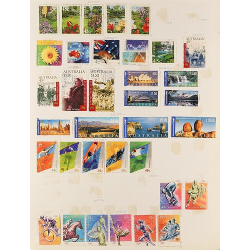 224 - COMMONWEALTH IN 10 ALBUMS. A collection of chiefly used 1850's - 2015 stamps in 10 albums (approx 12... 