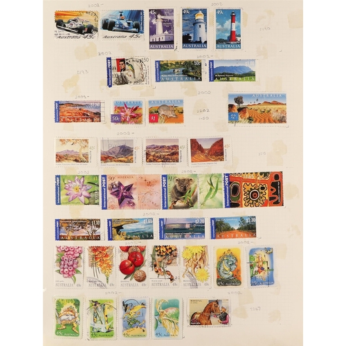 224 - COMMONWEALTH IN 10 ALBUMS. A collection of chiefly used 1850's - 2015 stamps in 10 albums (approx 12... 