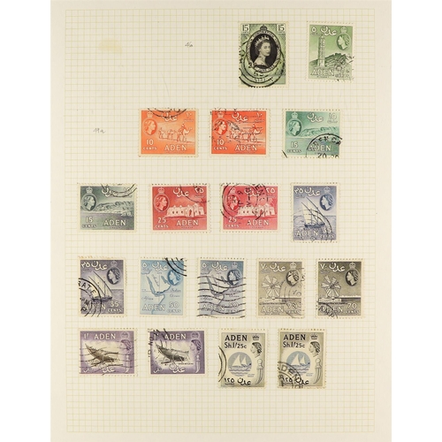 225 - COMMONWEALTH COLLECTION of fine used stamps in 5 albums, spans 1937 to 2000 from Aden onwards with m... 