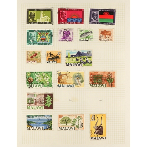 225 - COMMONWEALTH COLLECTION of fine used stamps in 5 albums, spans 1937 to 2000 from Aden onwards with m... 