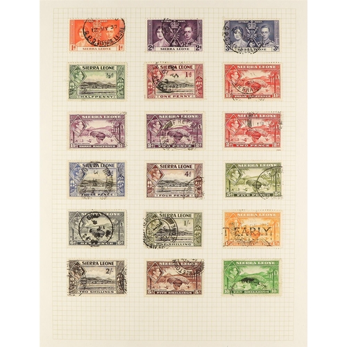 225 - COMMONWEALTH COLLECTION of fine used stamps in 5 albums, spans 1937 to 2000 from Aden onwards with m... 