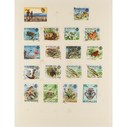 225 - COMMONWEALTH COLLECTION of fine used stamps in 5 albums, spans 1937 to 2000 from Aden onwards with m... 