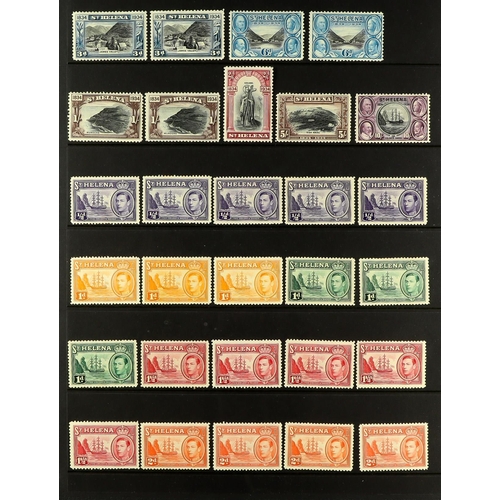 229 - BRITISH ATLANTIC ISLANDS 1878-1965 ATTRACTIVE MINT COLLECTION on stock pages, includes FALKLAND IS 1... 