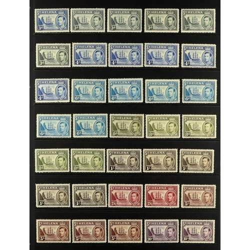 229 - BRITISH ATLANTIC ISLANDS 1878-1965 ATTRACTIVE MINT COLLECTION on stock pages, includes FALKLAND IS 1... 