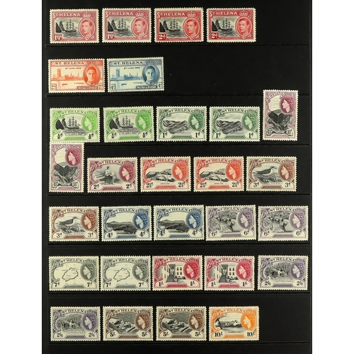 229 - BRITISH ATLANTIC ISLANDS 1878-1965 ATTRACTIVE MINT COLLECTION on stock pages, includes FALKLAND IS 1... 