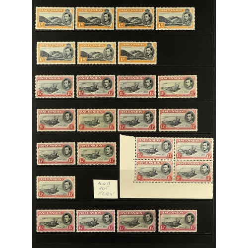 229 - BRITISH ATLANTIC ISLANDS 1878-1965 ATTRACTIVE MINT COLLECTION on stock pages, includes FALKLAND IS 1... 