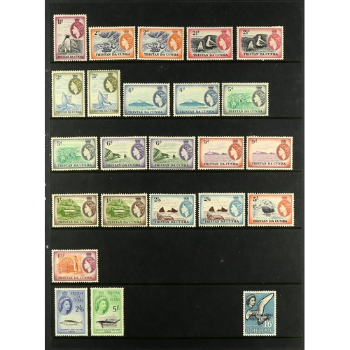 229 - BRITISH ATLANTIC ISLANDS 1878-1965 ATTRACTIVE MINT COLLECTION on stock pages, includes FALKLAND IS 1... 