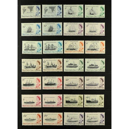 229 - BRITISH ATLANTIC ISLANDS 1878-1965 ATTRACTIVE MINT COLLECTION on stock pages, includes FALKLAND IS 1... 