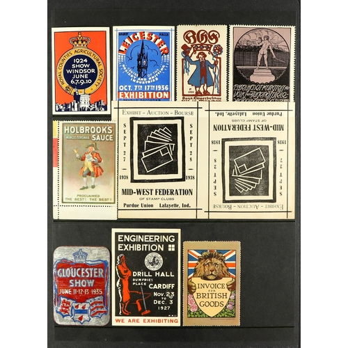 230 - CINDERELLA LABELS / POSTER STAMP COLLECTION of chiefly 1890's-1940's worldwide locals, poster & exhi... 