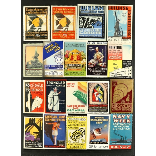 230 - CINDERELLA LABELS / POSTER STAMP COLLECTION of chiefly 1890's-1940's worldwide locals, poster & exhi... 