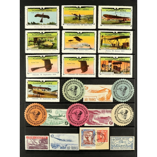 230 - CINDERELLA LABELS / POSTER STAMP COLLECTION of chiefly 1890's-1940's worldwide locals, poster & exhi... 