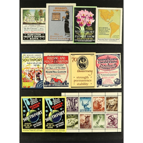 230 - CINDERELLA LABELS / POSTER STAMP COLLECTION of chiefly 1890's-1940's worldwide locals, poster & exhi... 