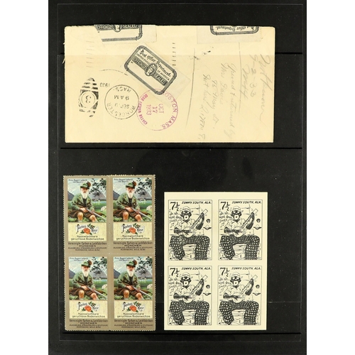 230 - CINDERELLA LABELS / POSTER STAMP COLLECTION of chiefly 1890's-1940's worldwide locals, poster & exhi... 