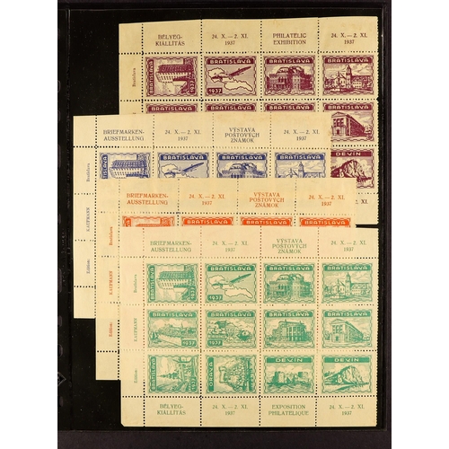 230 - CINDERELLA LABELS / POSTER STAMP COLLECTION of chiefly 1890's-1940's worldwide locals, poster & exhi... 