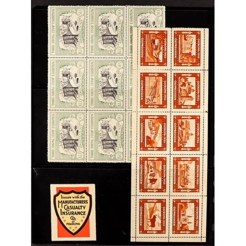 230 - CINDERELLA LABELS / POSTER STAMP COLLECTION of chiefly 1890's-1940's worldwide locals, poster & exhi... 