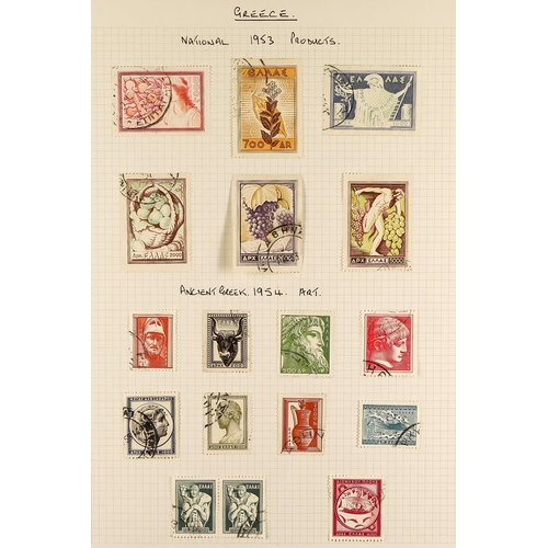 232 - ESTATE AS RECEIVED IN FOUR BOXES WORLD ACCUMULATION all periods mint & used stamps in forty albums, ... 