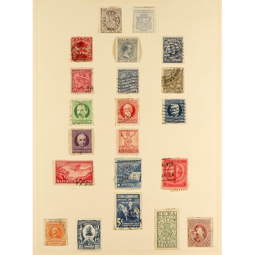 232 - ESTATE AS RECEIVED IN FOUR BOXES WORLD ACCUMULATION all periods mint & used stamps in forty albums, ... 