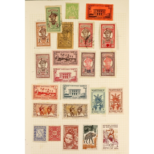 232 - ESTATE AS RECEIVED IN FOUR BOXES WORLD ACCUMULATION all periods mint & used stamps in forty albums, ... 