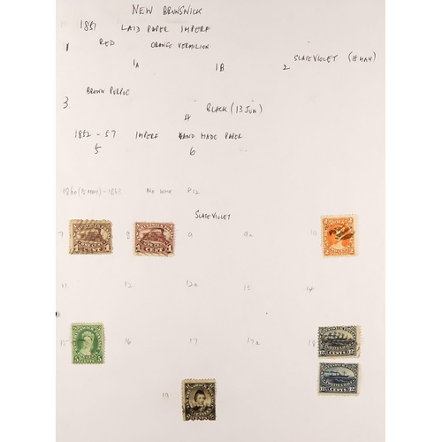 234 - BRITISH COMMONWEALTH COLLECTION QV to KGVI mint & used collection in a binder, includes Aden 1939-48... 