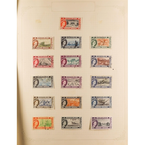 236 - COMMONWEALTH chiefly used 1870s - 1970s collection in a springback album, note Bahamas, Bahrain, Bar... 