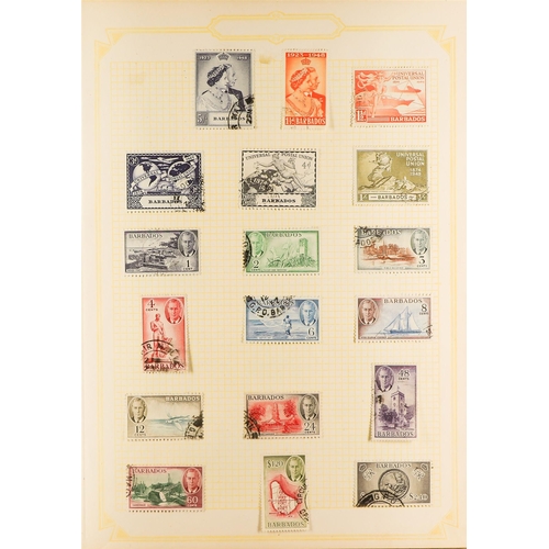 236 - COMMONWEALTH chiefly used 1870s - 1970s collection in a springback album, note Bahamas, Bahrain, Bar... 