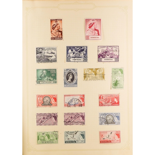 236 - COMMONWEALTH chiefly used 1870s - 1970s collection in a springback album, note Bahamas, Bahrain, Bar... 