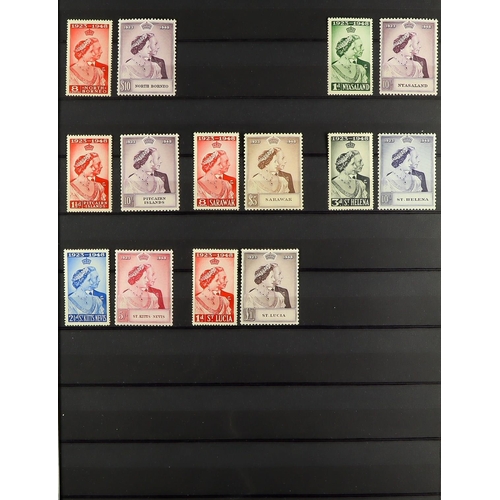 238 - WORLD ACCUMULATION IN 18 VOLUMES All periods mint (many never hinged) & used stamps in albums & stoc... 