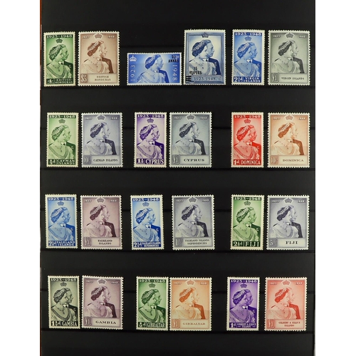 238 - WORLD ACCUMULATION IN 18 VOLUMES All periods mint (many never hinged) & used stamps in albums & stoc... 