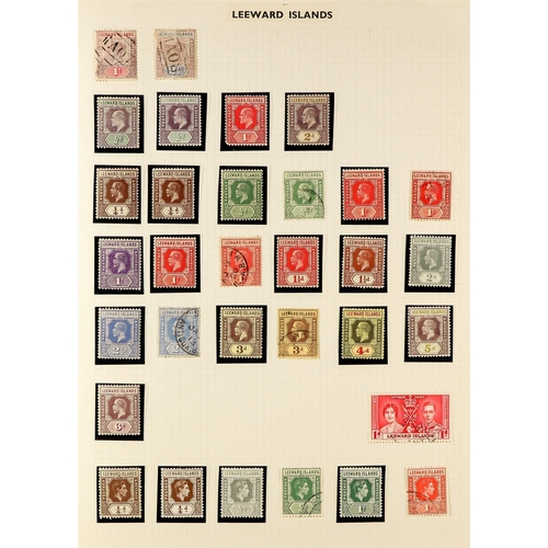 240 - COMMONWEALTH mint & used collection on a mixture of album pages, the older stamps on SG 