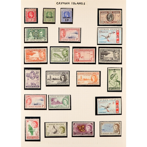 240 - COMMONWEALTH mint & used collection on a mixture of album pages, the older stamps on SG 