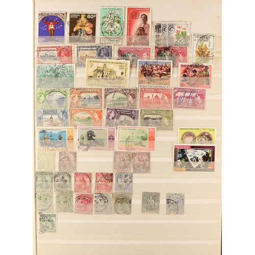 244 - COMMONWEALTH IN 5 STOCKBOOKS. A somewhat untidy mint & used collection of QV to QEII stamps incl Cap... 