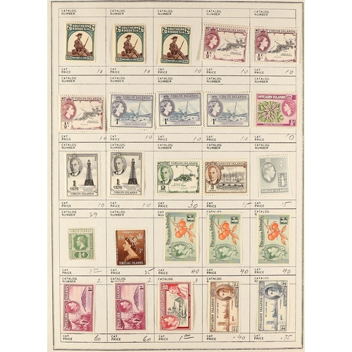 244 - COMMONWEALTH IN 5 STOCKBOOKS. A somewhat untidy mint & used collection of QV to QEII stamps incl Cap... 