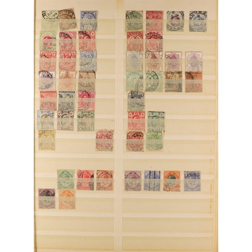 244 - COMMONWEALTH IN 5 STOCKBOOKS. A somewhat untidy mint & used collection of QV to QEII stamps incl Cap... 