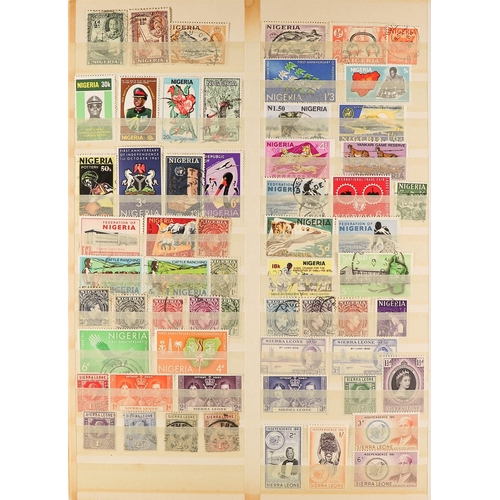 244 - COMMONWEALTH IN 5 STOCKBOOKS. A somewhat untidy mint & used collection of QV to QEII stamps incl Cap... 